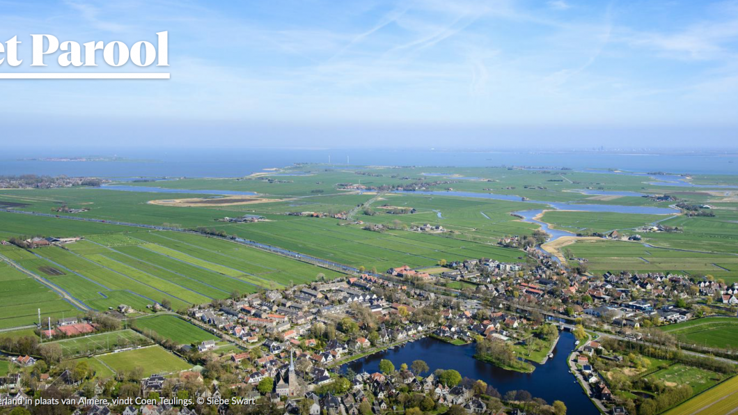 Bouw in Waterland in plaats van Almere, vindt Coen Teulings. 