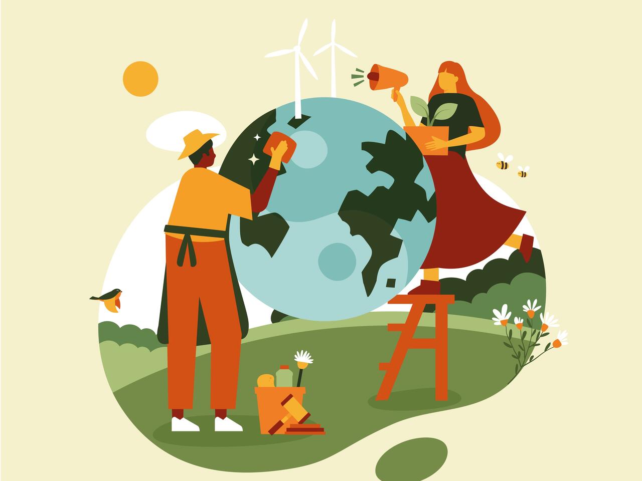 poster klimaatcollege Churmer Bomba